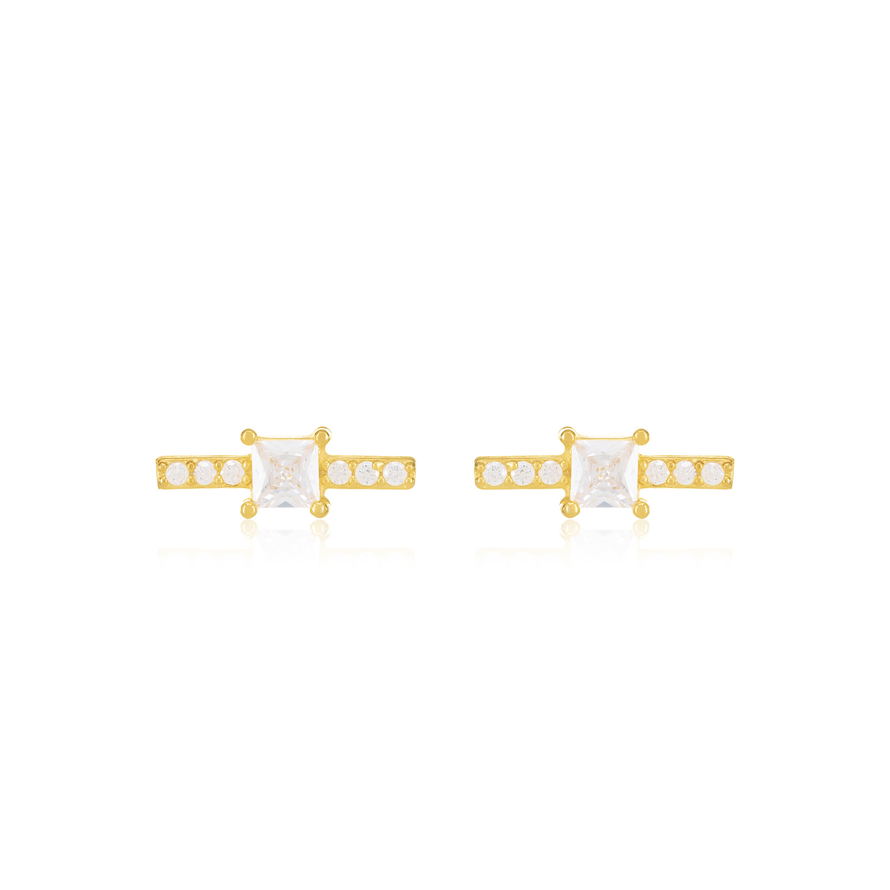 Princess Bar Stud Earring