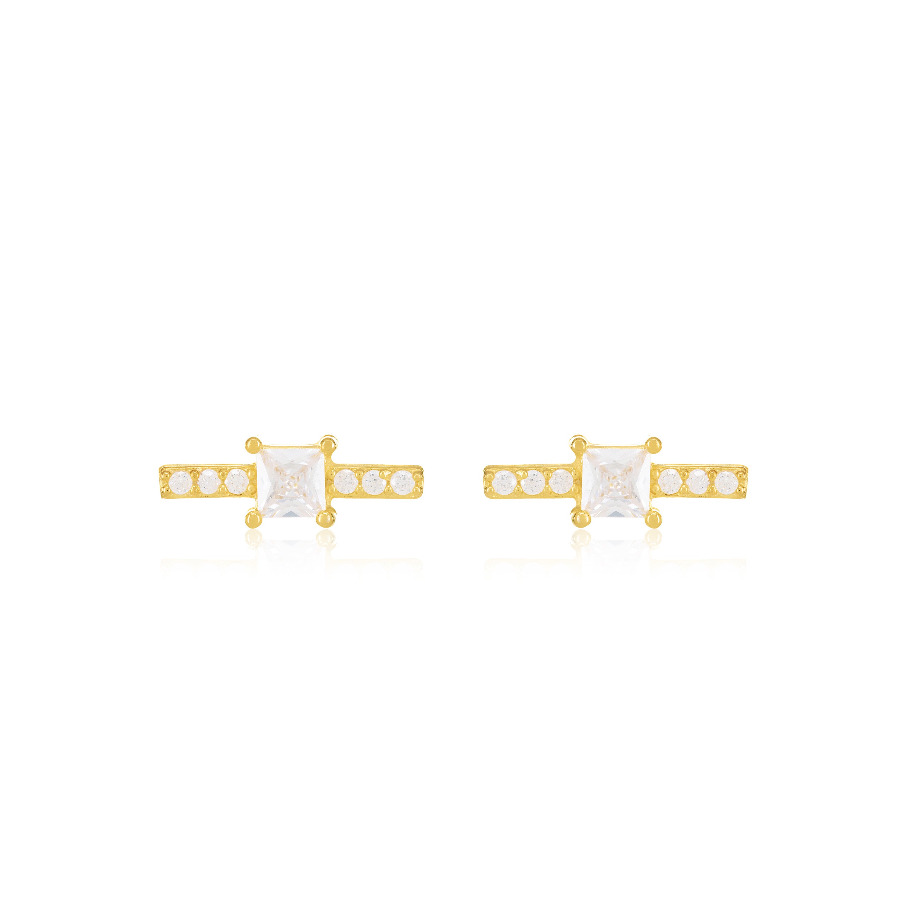 Princess Bar Stud Earring