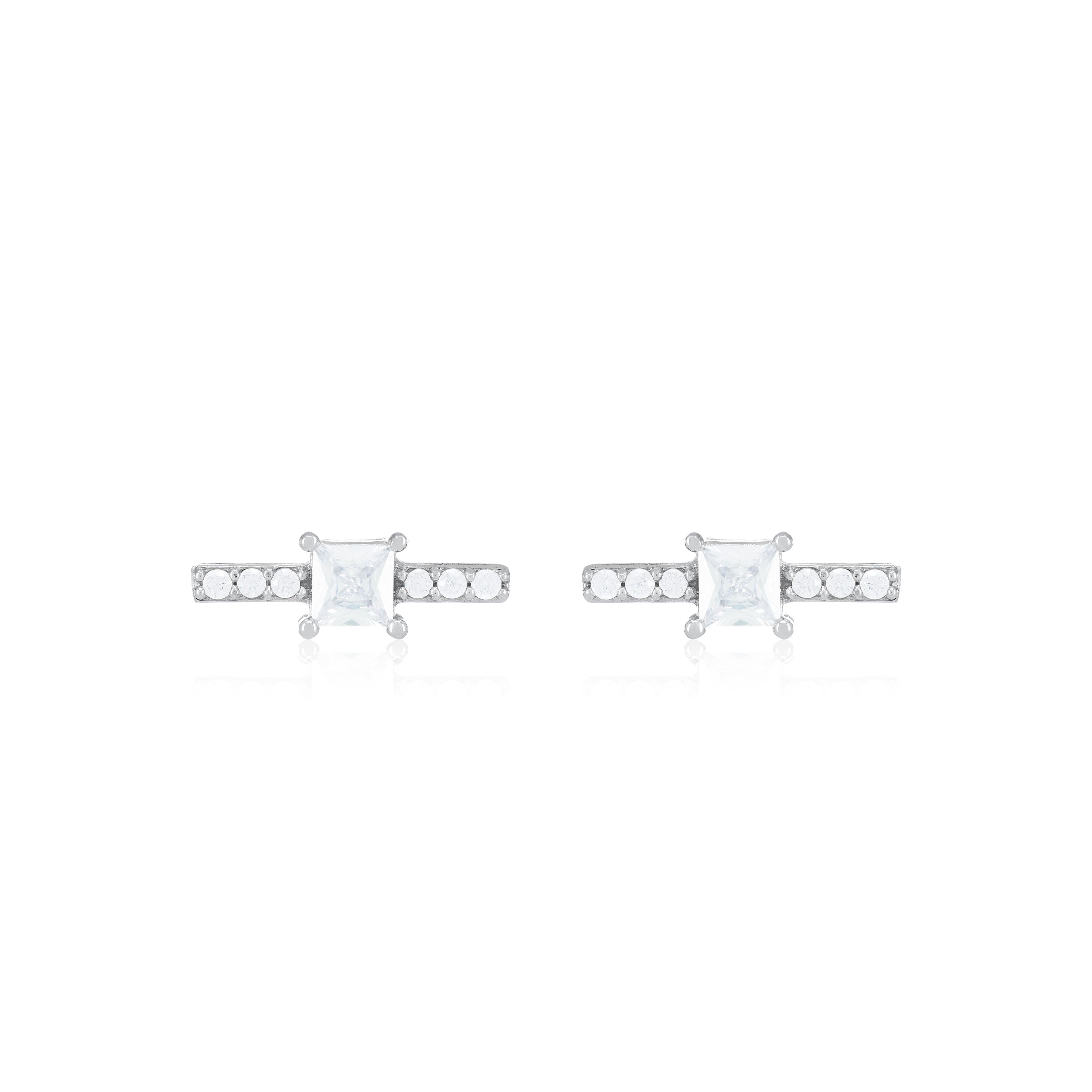 Princess Bar Stud Earring