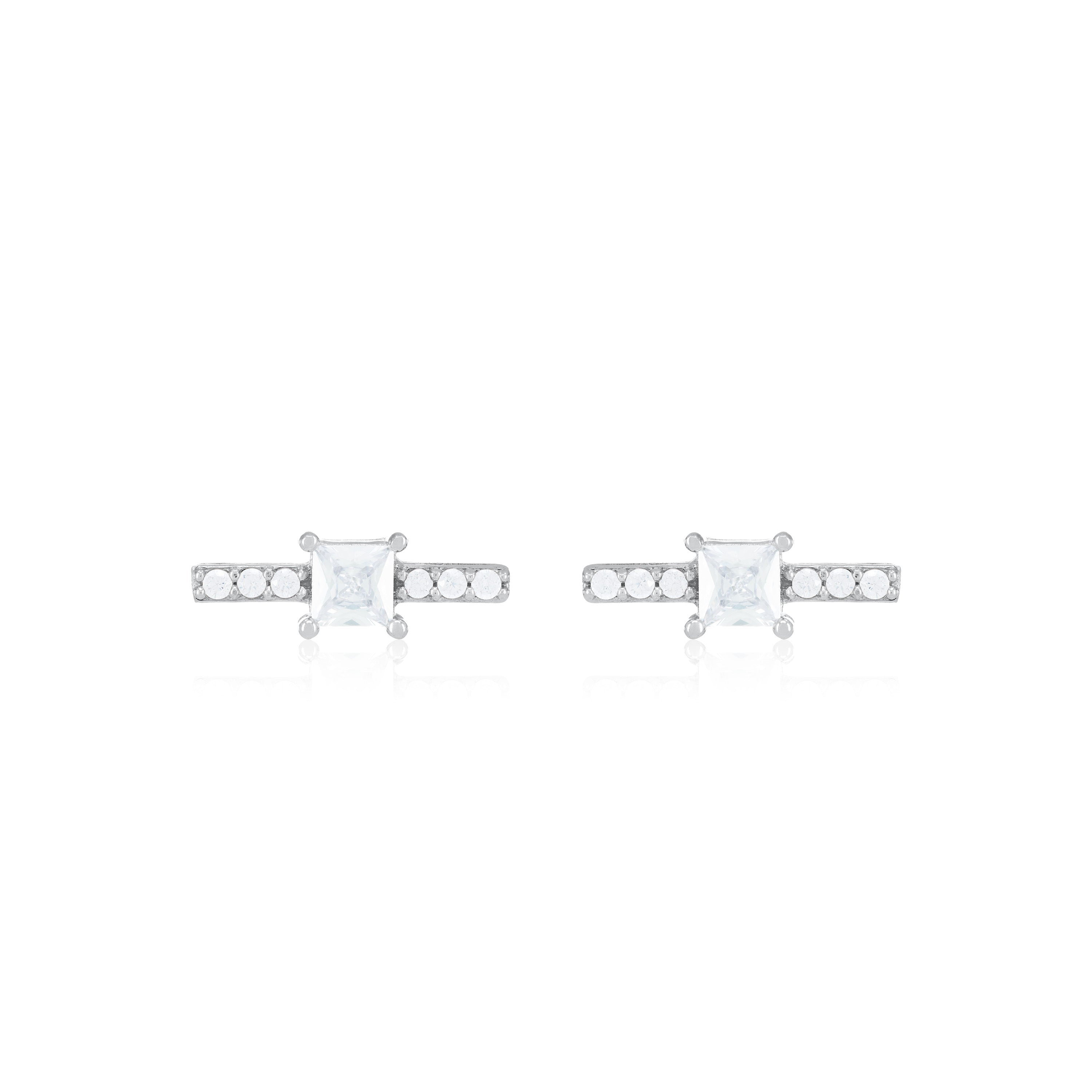 Princess Bar Stud Earring