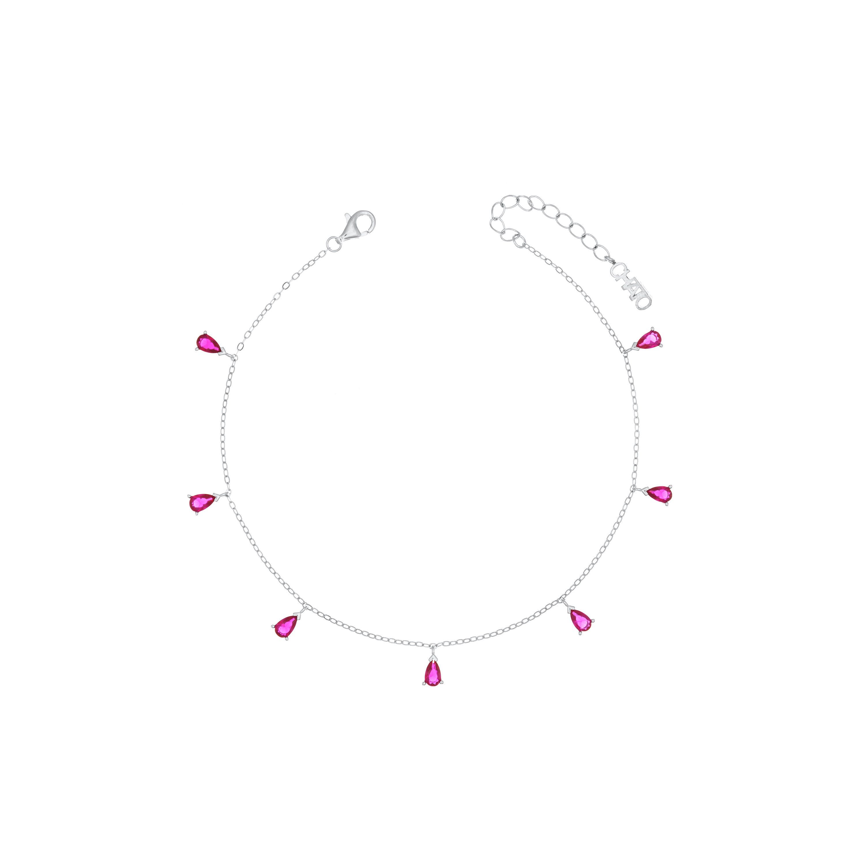 Teardrop Fringe Anklet