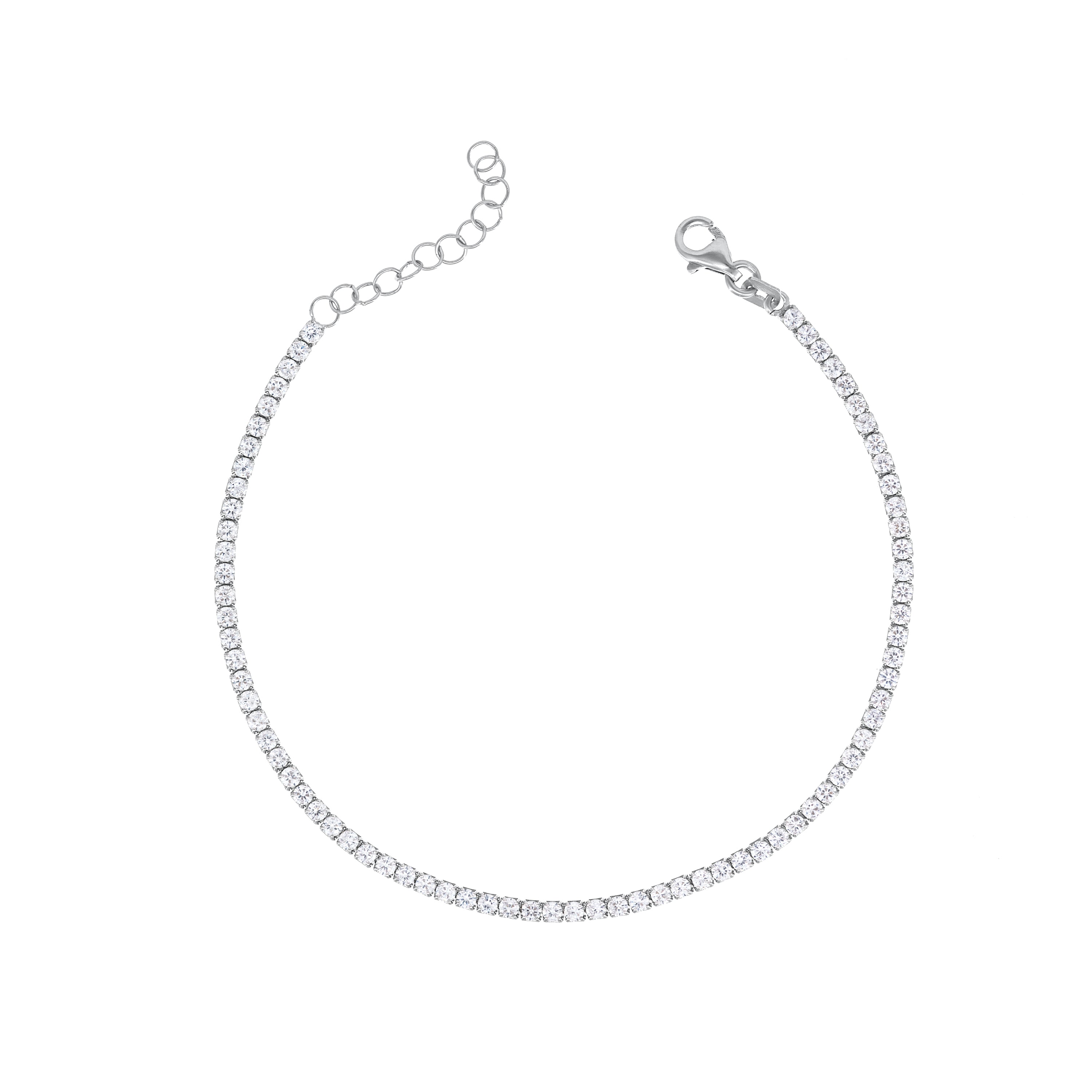 Tennis Bracelet - Silver 1.5mm