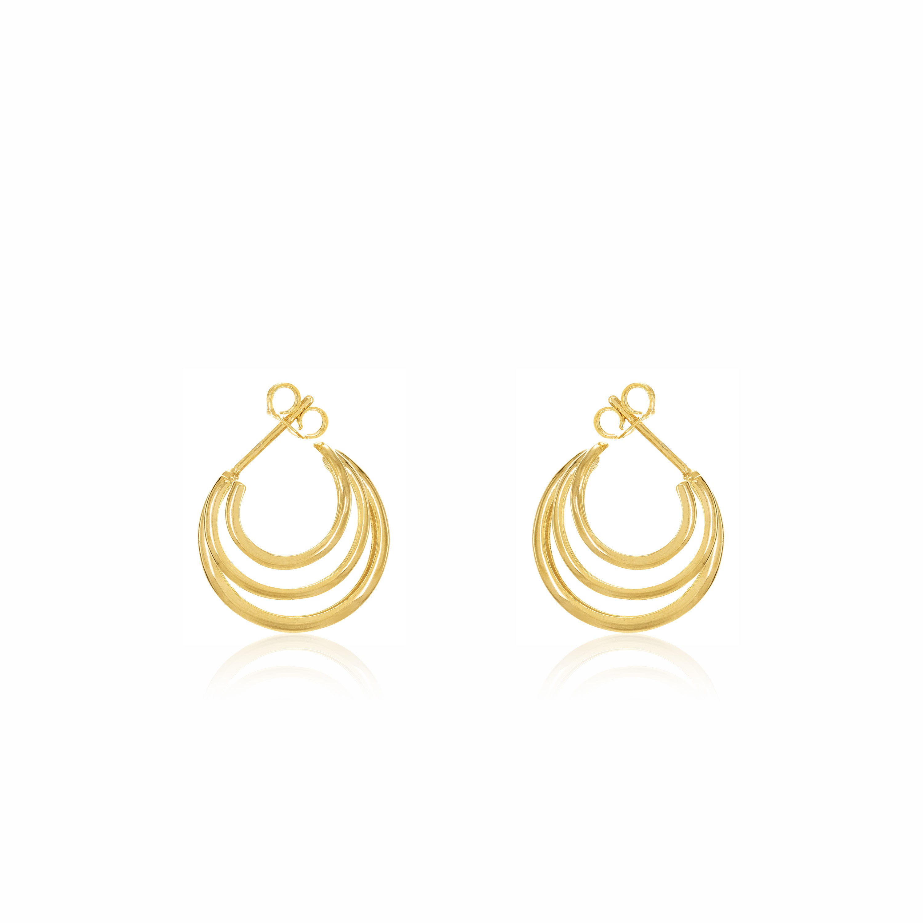 Triple Hoop Earring