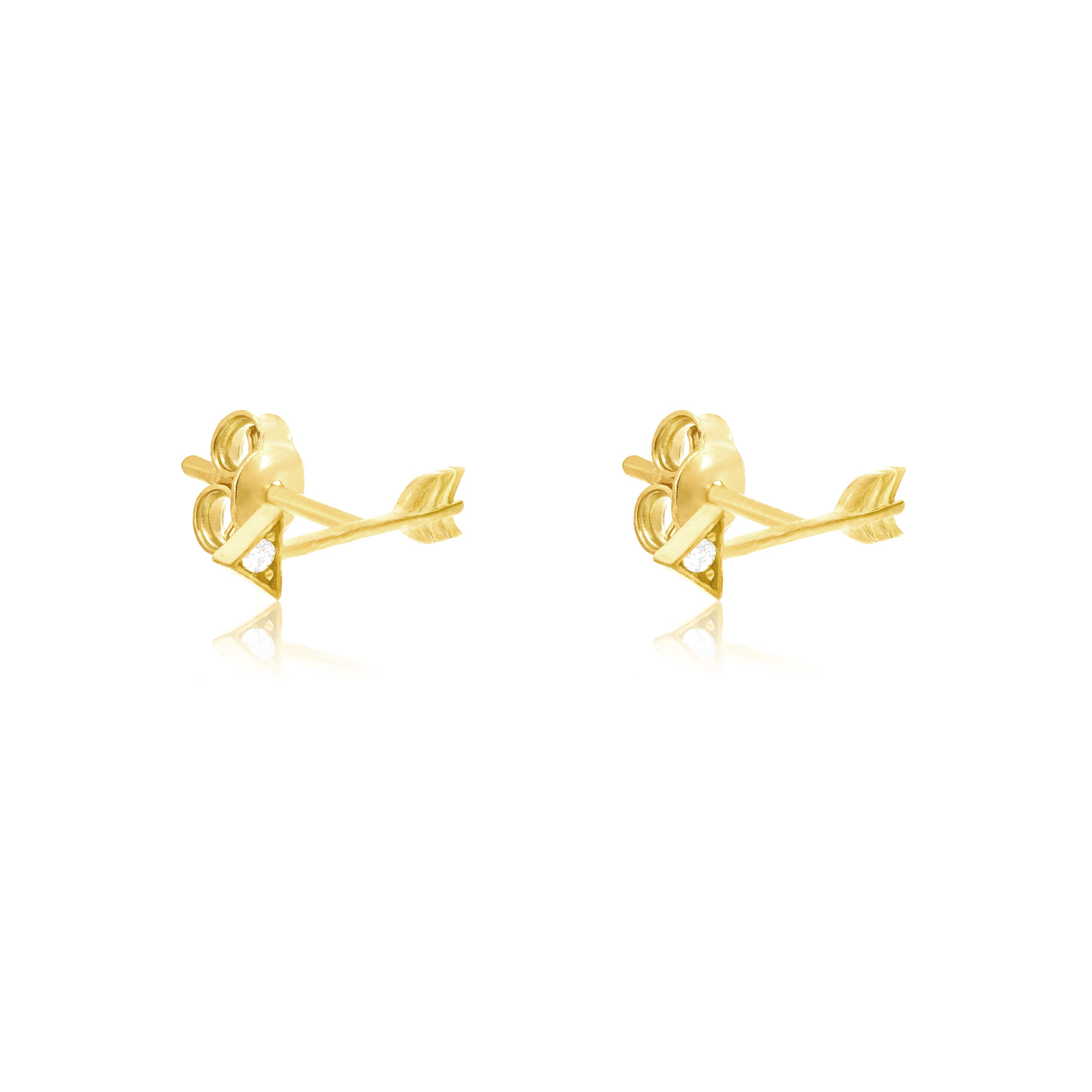 Arrow Threaded Stud Earring