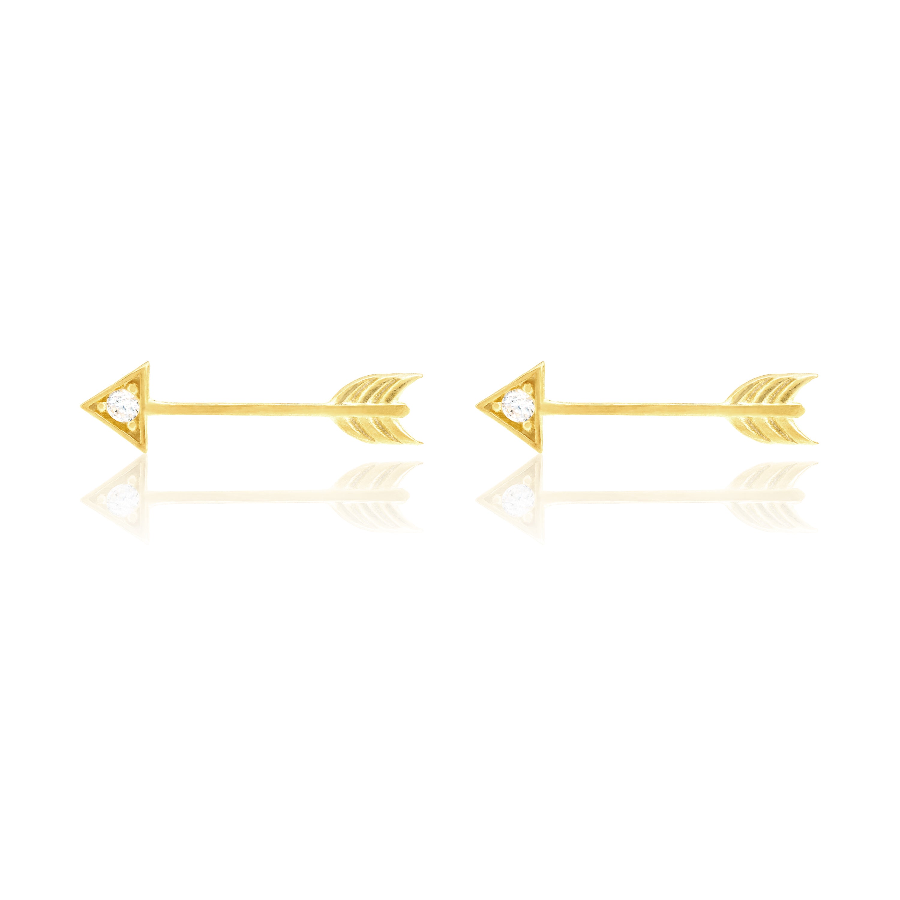 Arrow Threaded Stud Earring