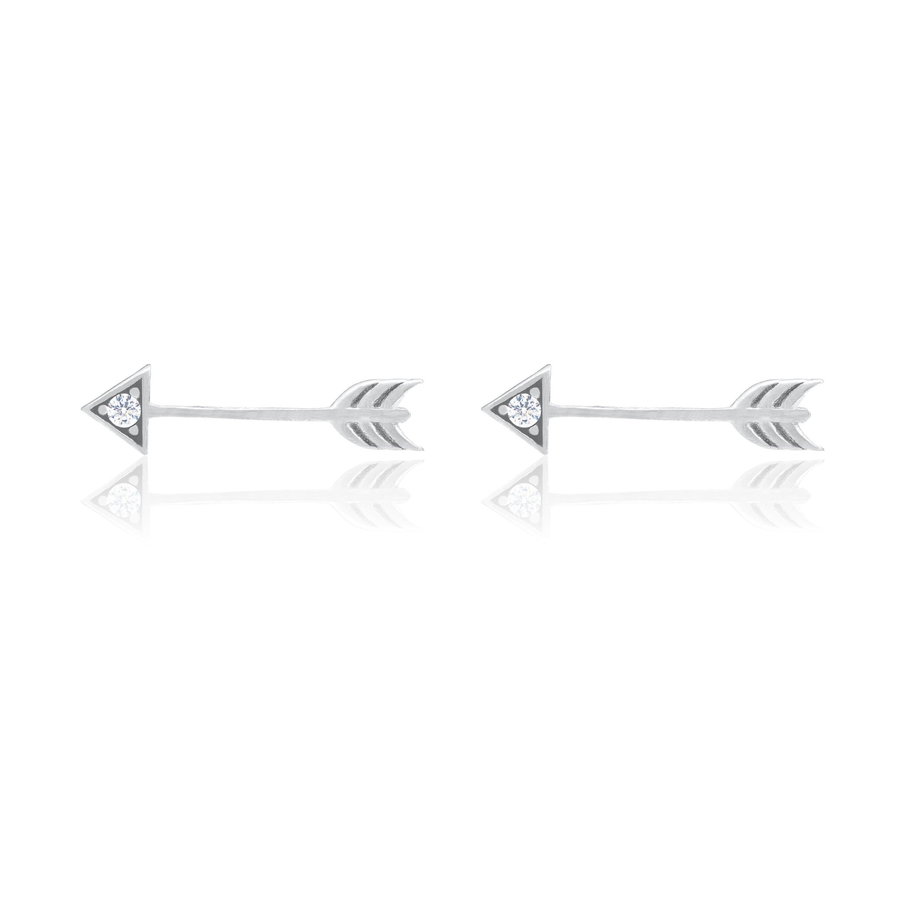 Arrow Threaded Stud Earring