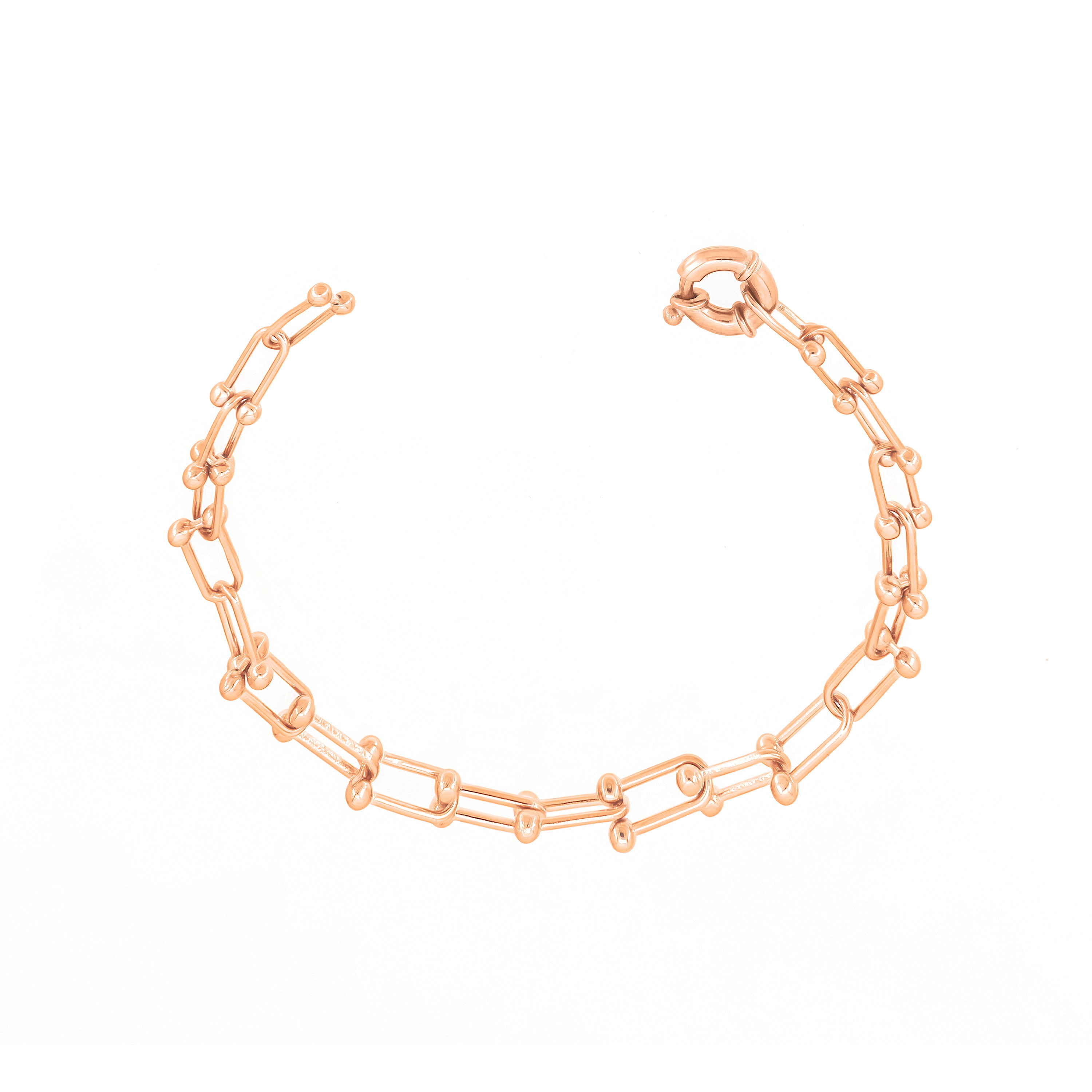 Big Spring Clasp Shackle Bracelet