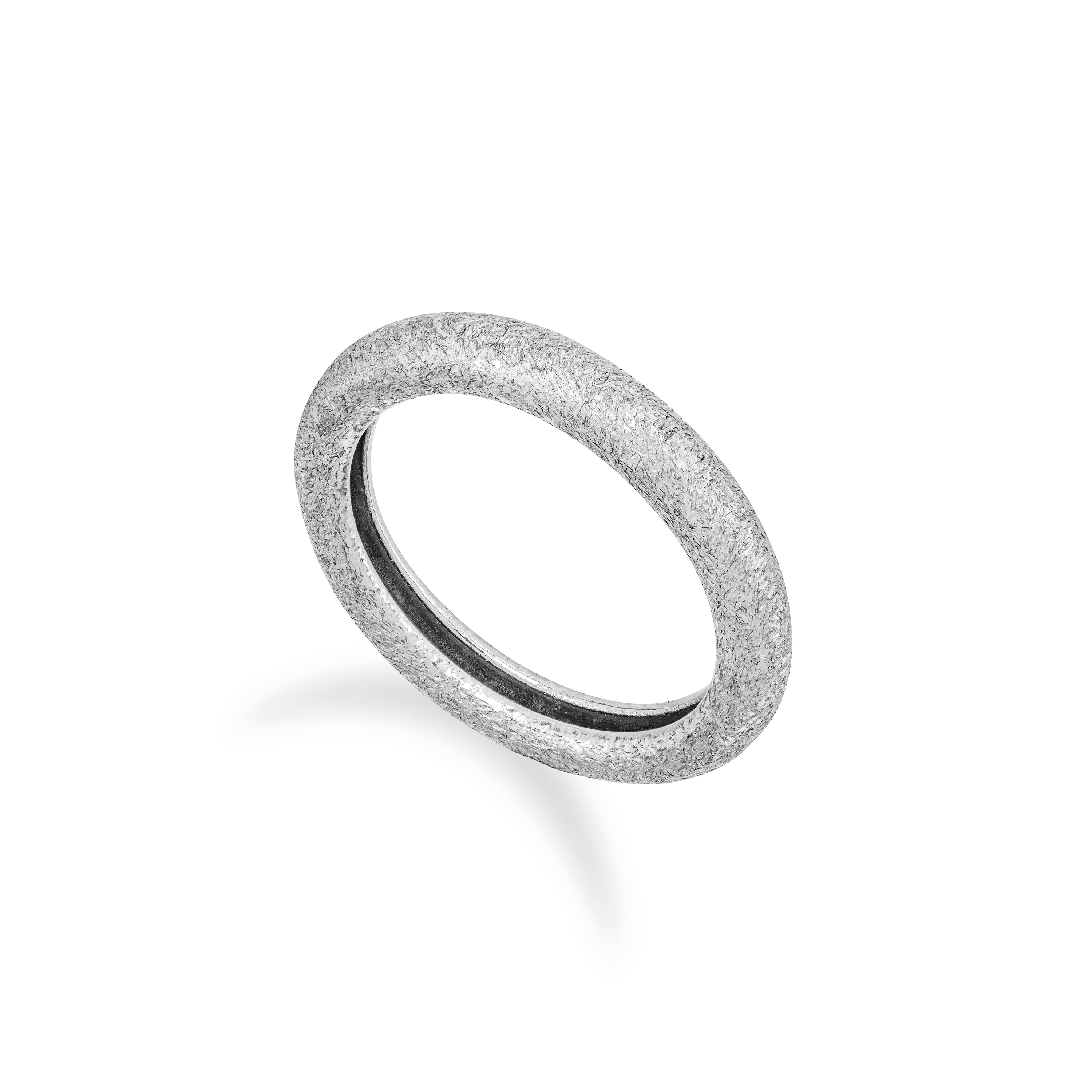 Brushed Simple Stacking Ring