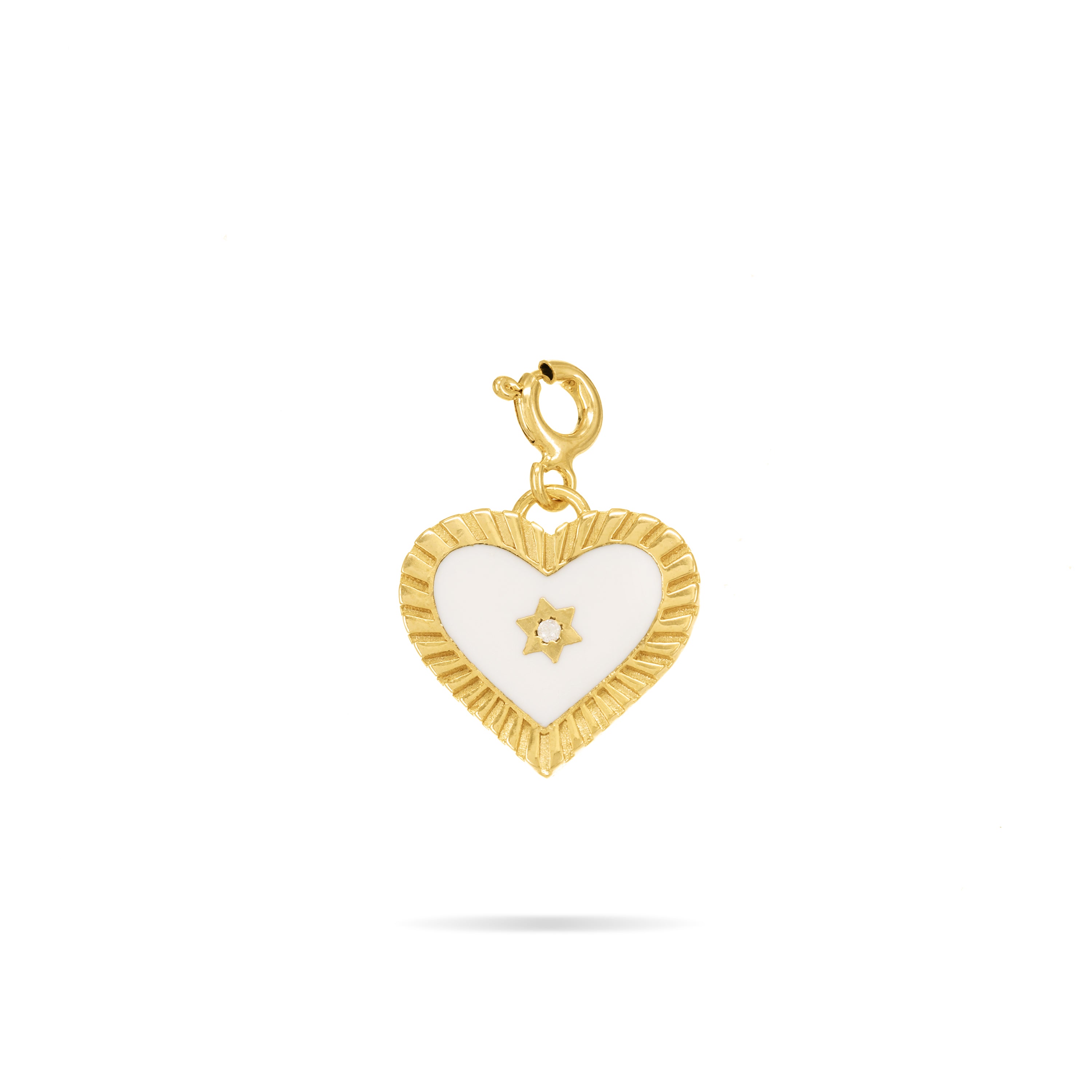 Enamel Heart Charm