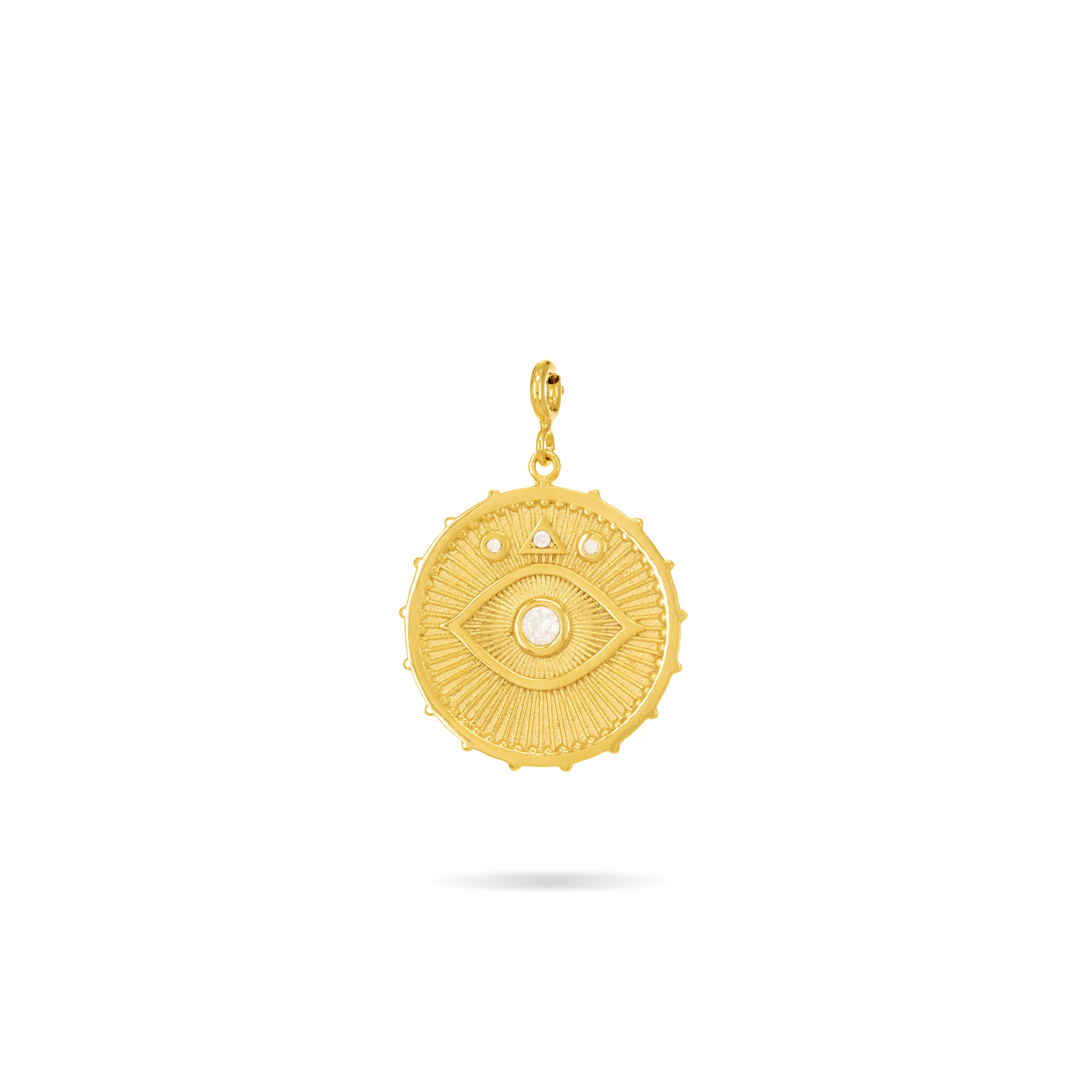 Evil Eye Coin Charm