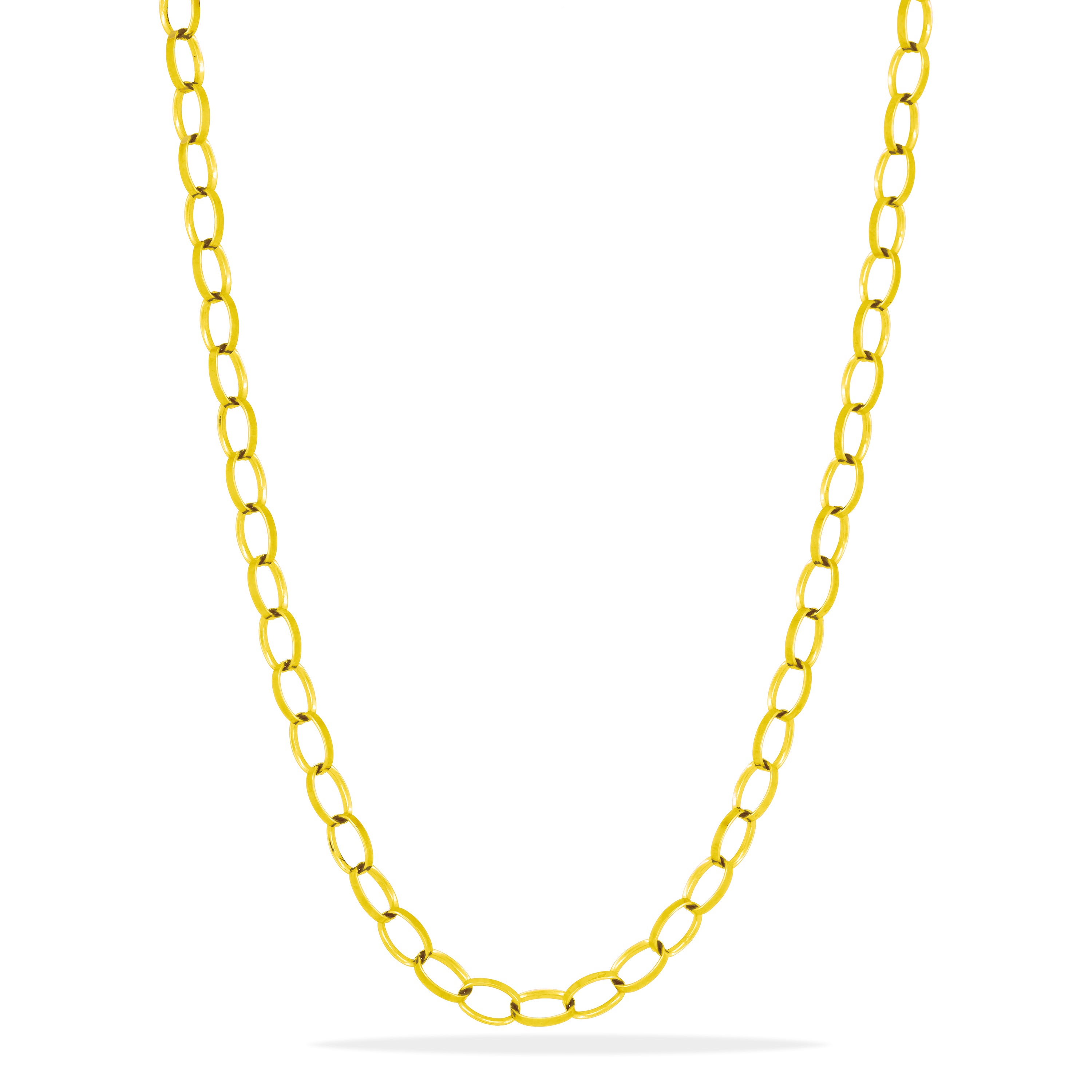 Oval Loop Link Necklace