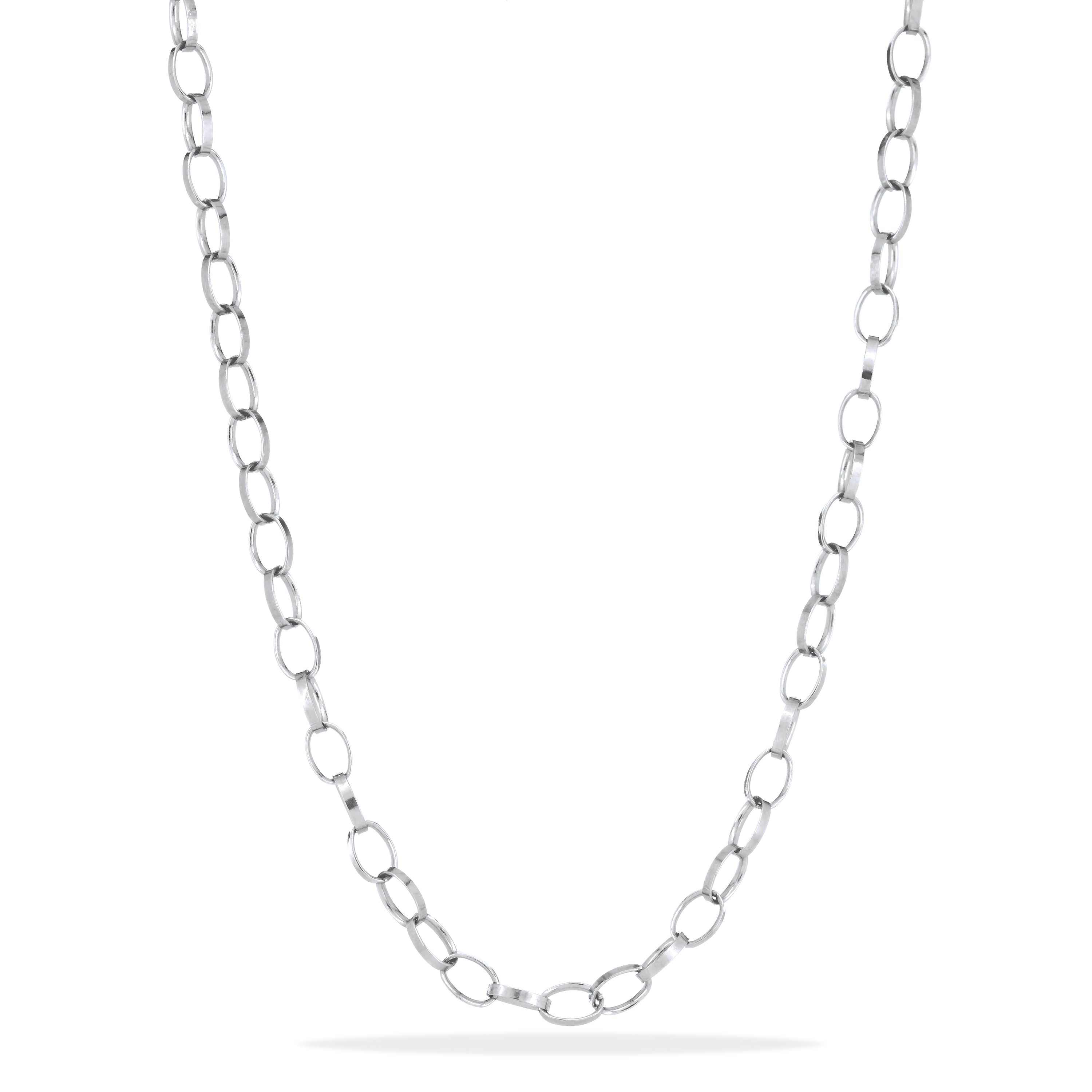 Oval Loop Link Necklace