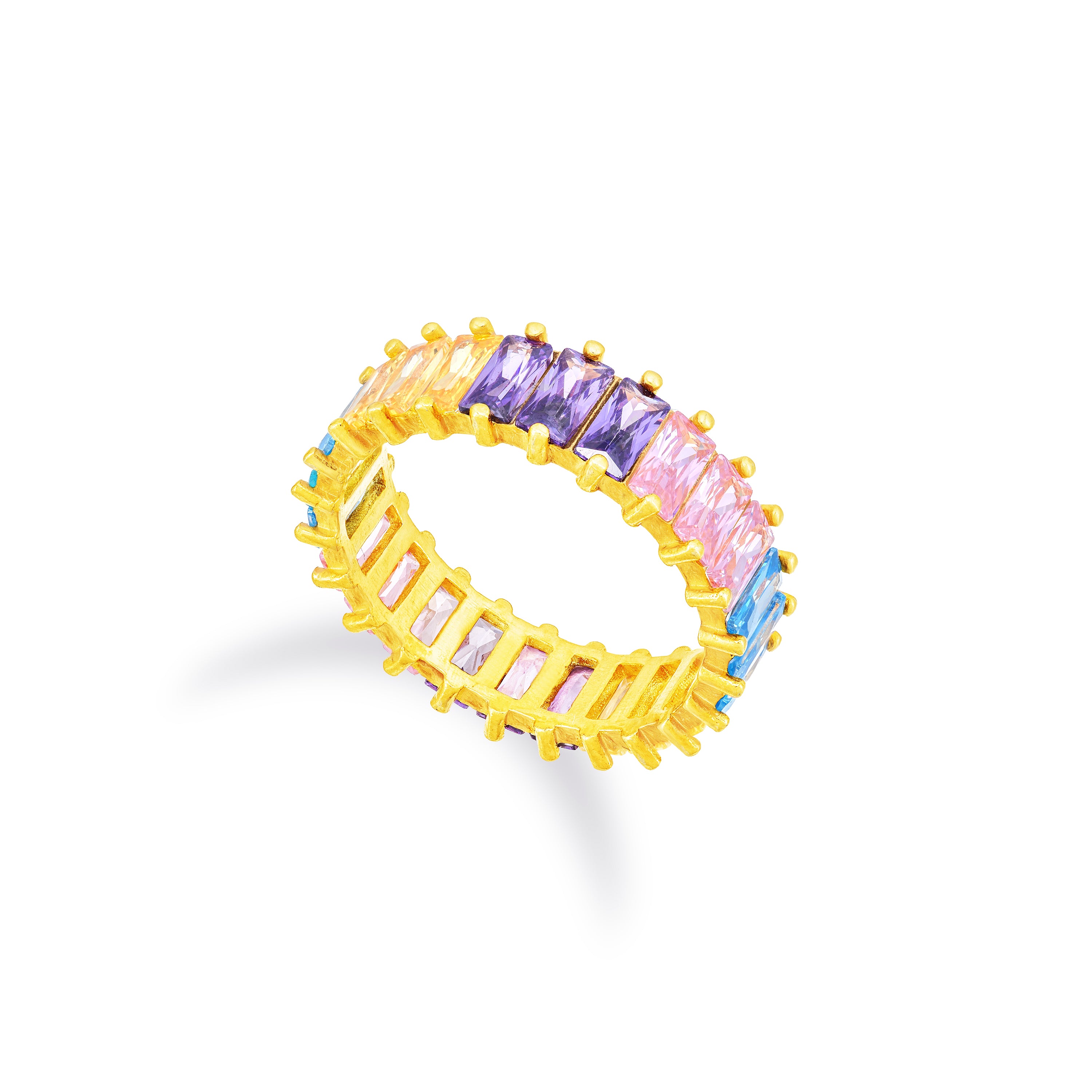 Pastel Baguette Ring