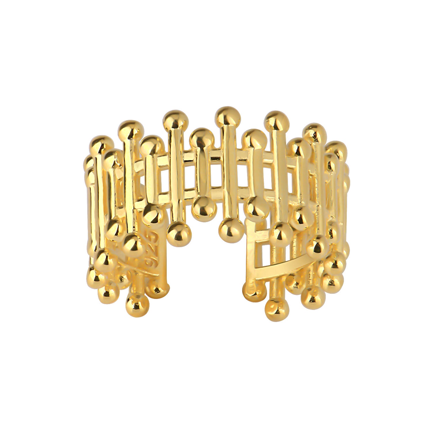 Rounded Fence Ear Cuff