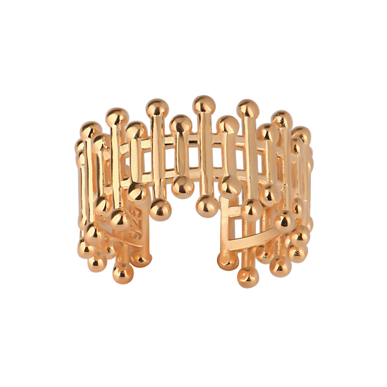 Rounded Fence Ear Cuff