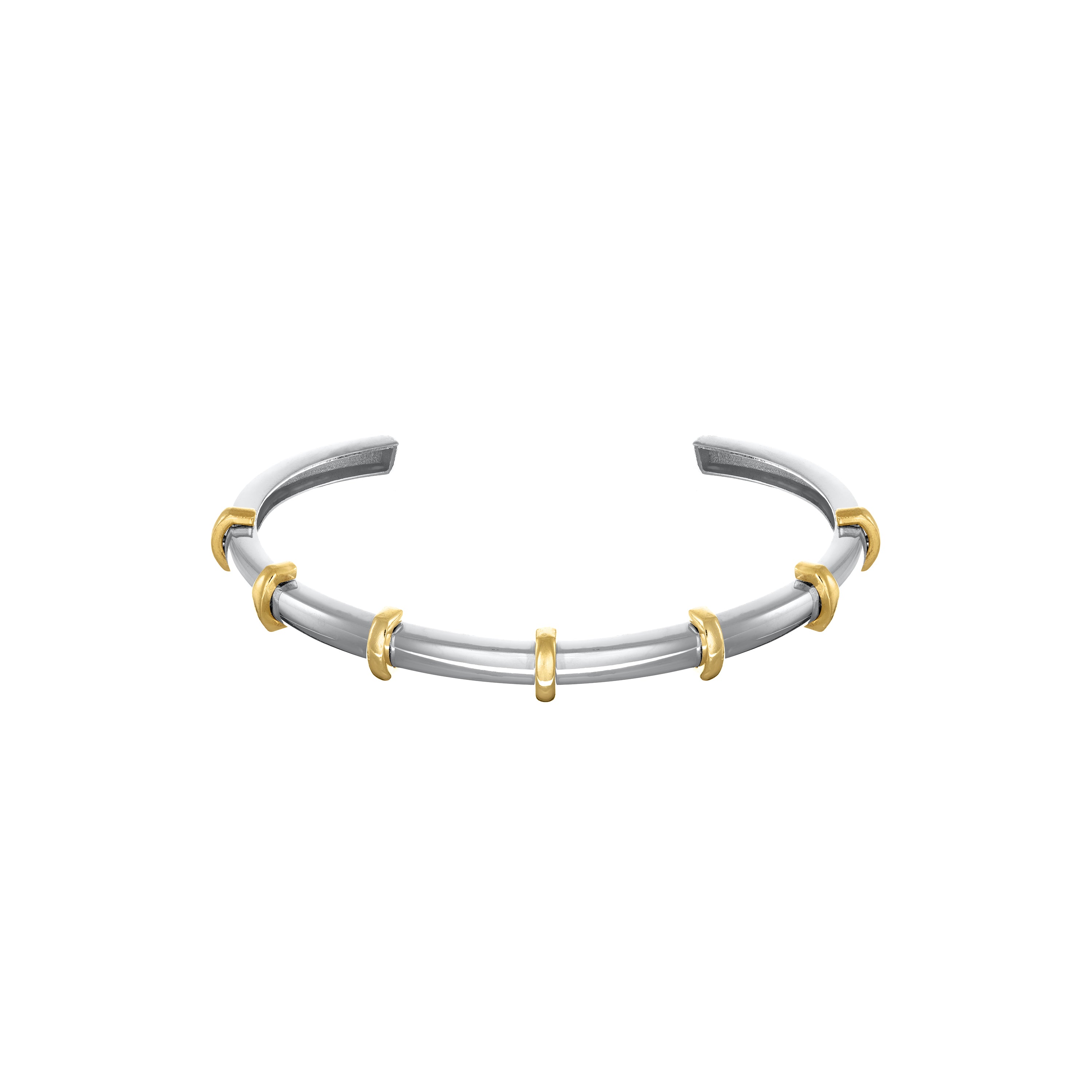 Evenly Spaced Cuff Bangle