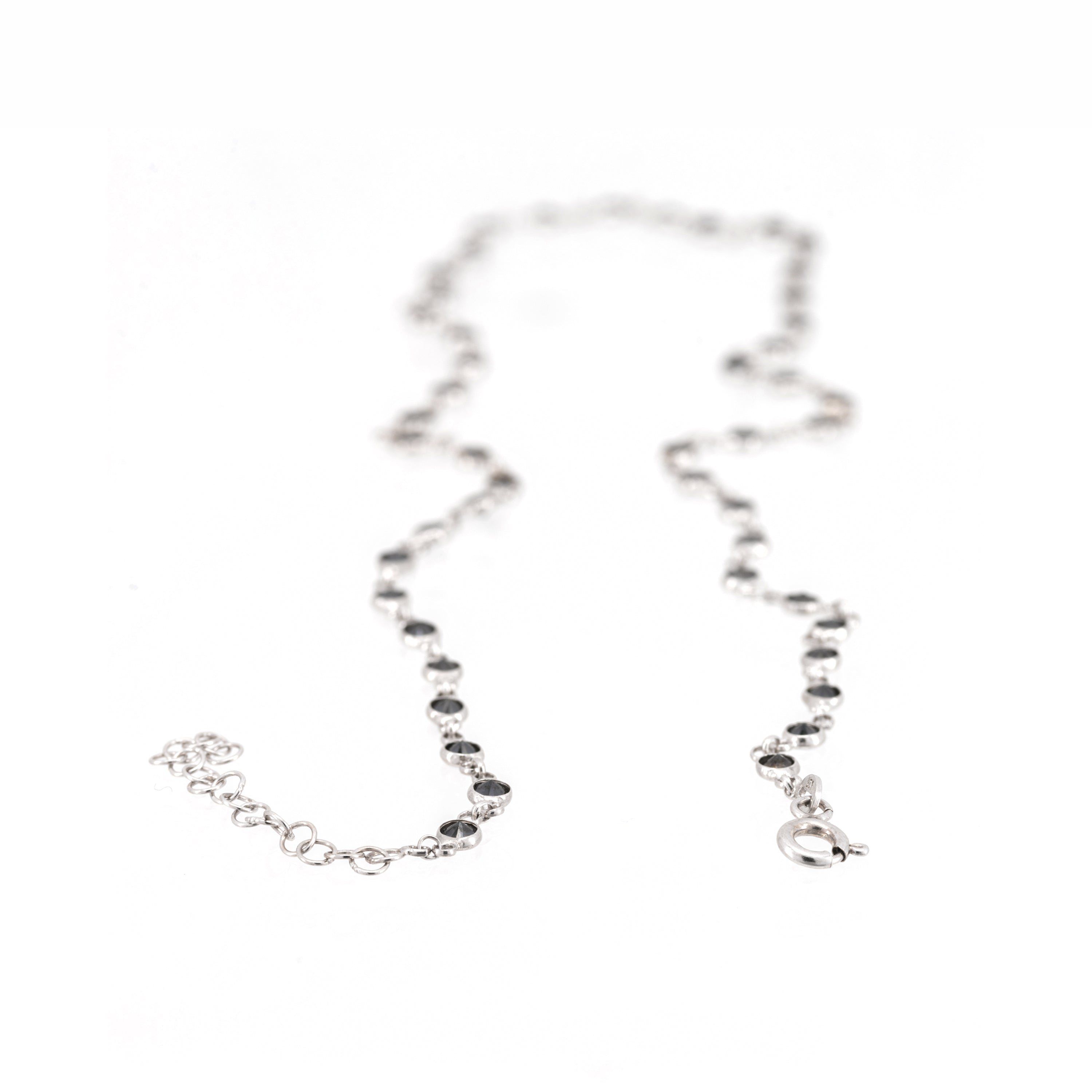 Eternity Bezel Chain Necklace