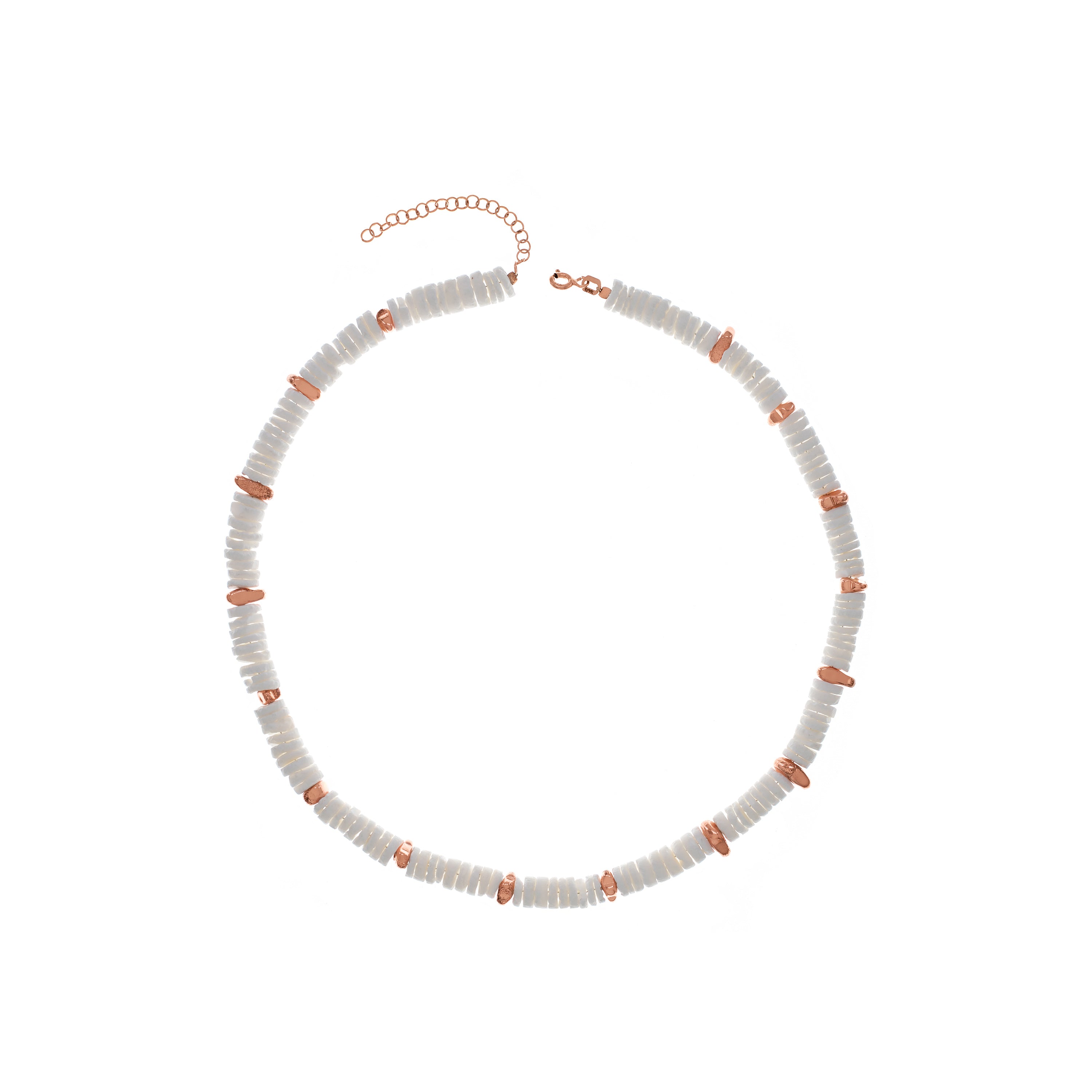 Flat Fresh Water Pearls Necklace