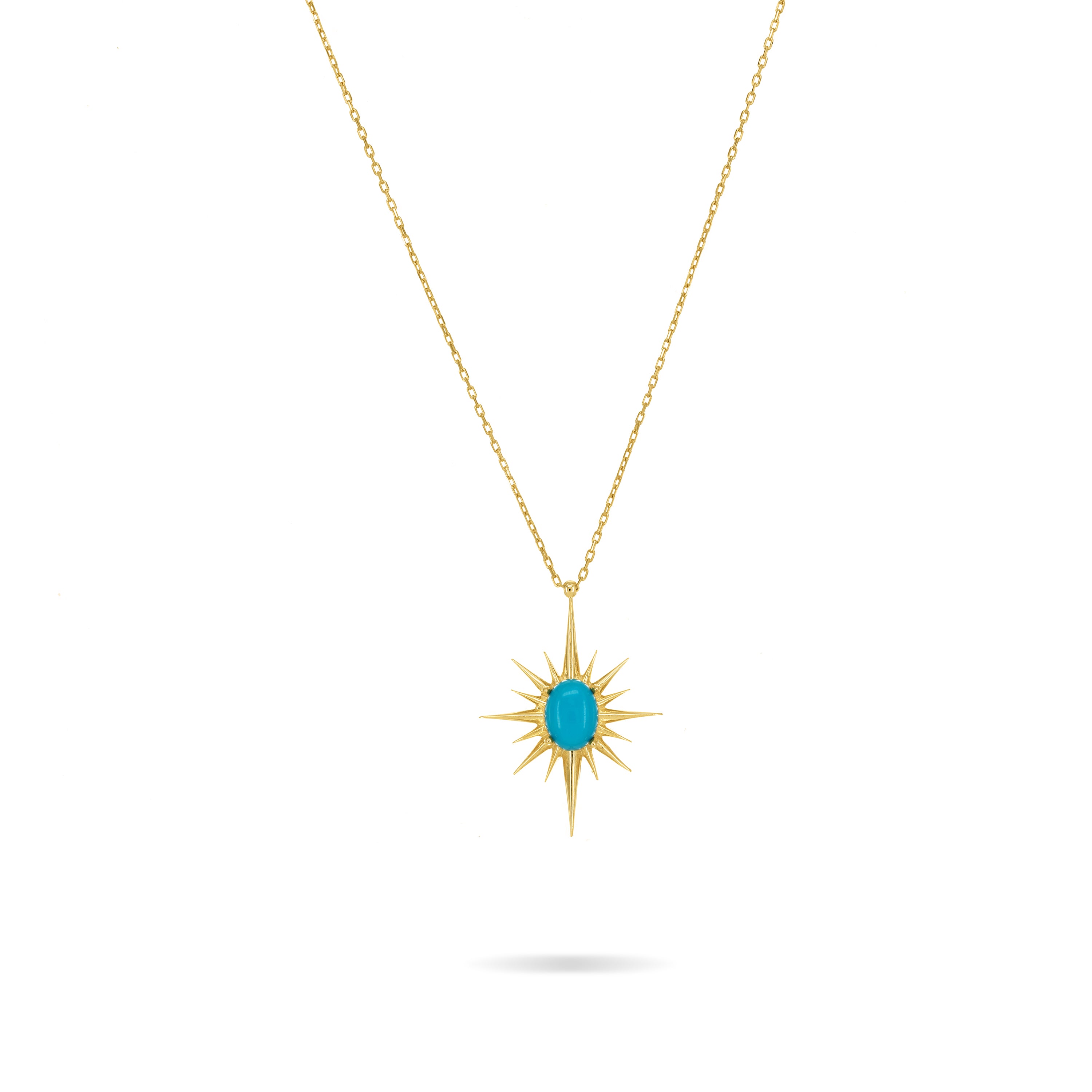 Turquoise North Star Necklace